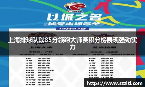 上海排球队以85分领跑大师赛积分榜展现强劲实力